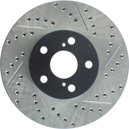 Centric Parts Sport Drilled/Slotted Brake Rotor, 127.44114L 127.44114L